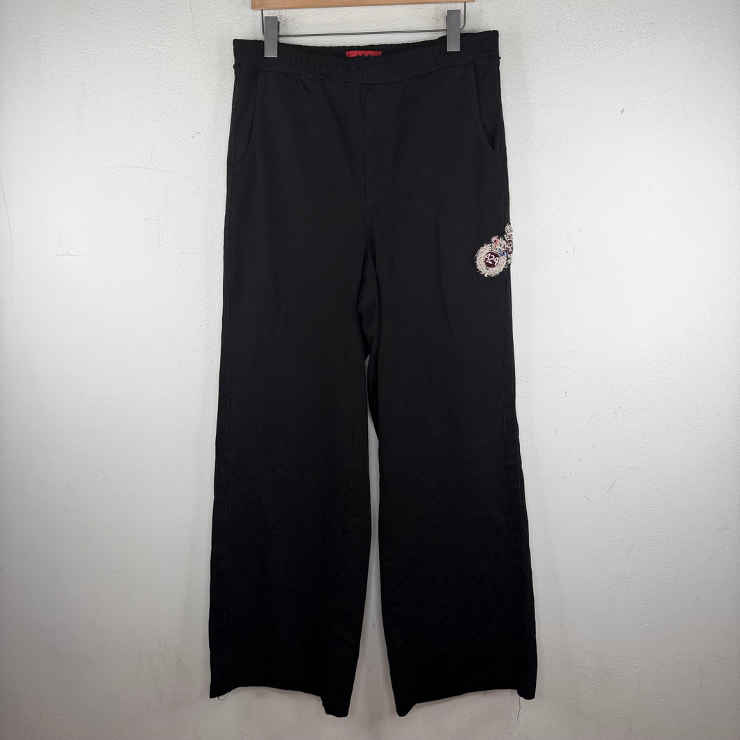 424 Academy Patches Black Sweatpants