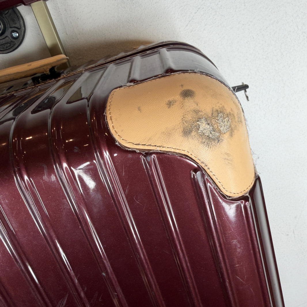 Rimowa Burgundy Check-In Suitcase