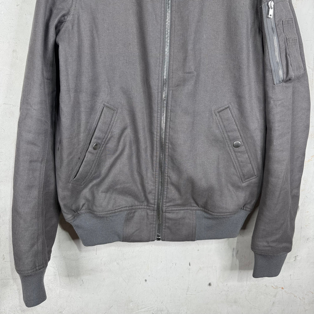 Rick Owens Sisyphus Blu Canvas Bomber