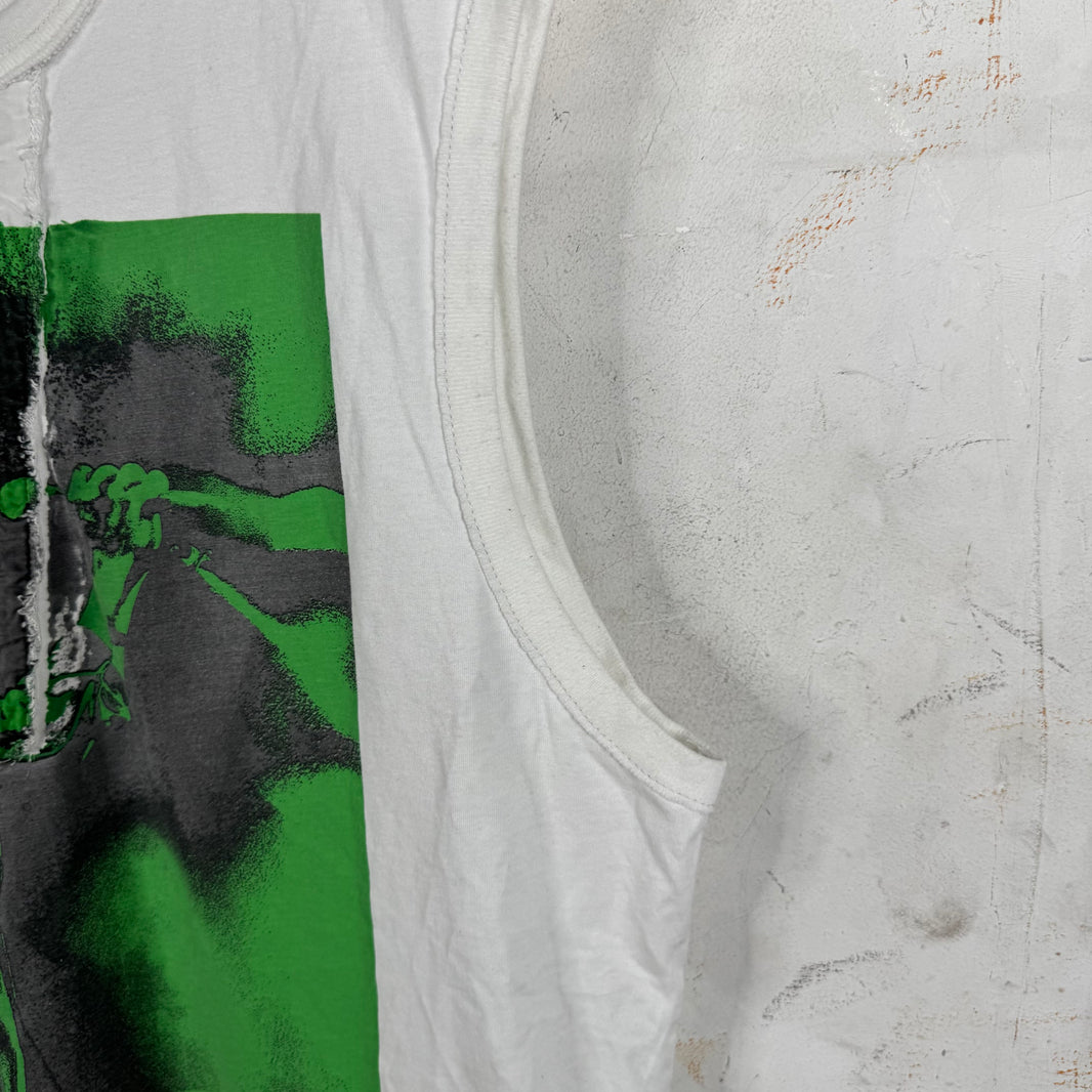 424 Bob Marley Layered Henley Tank Top