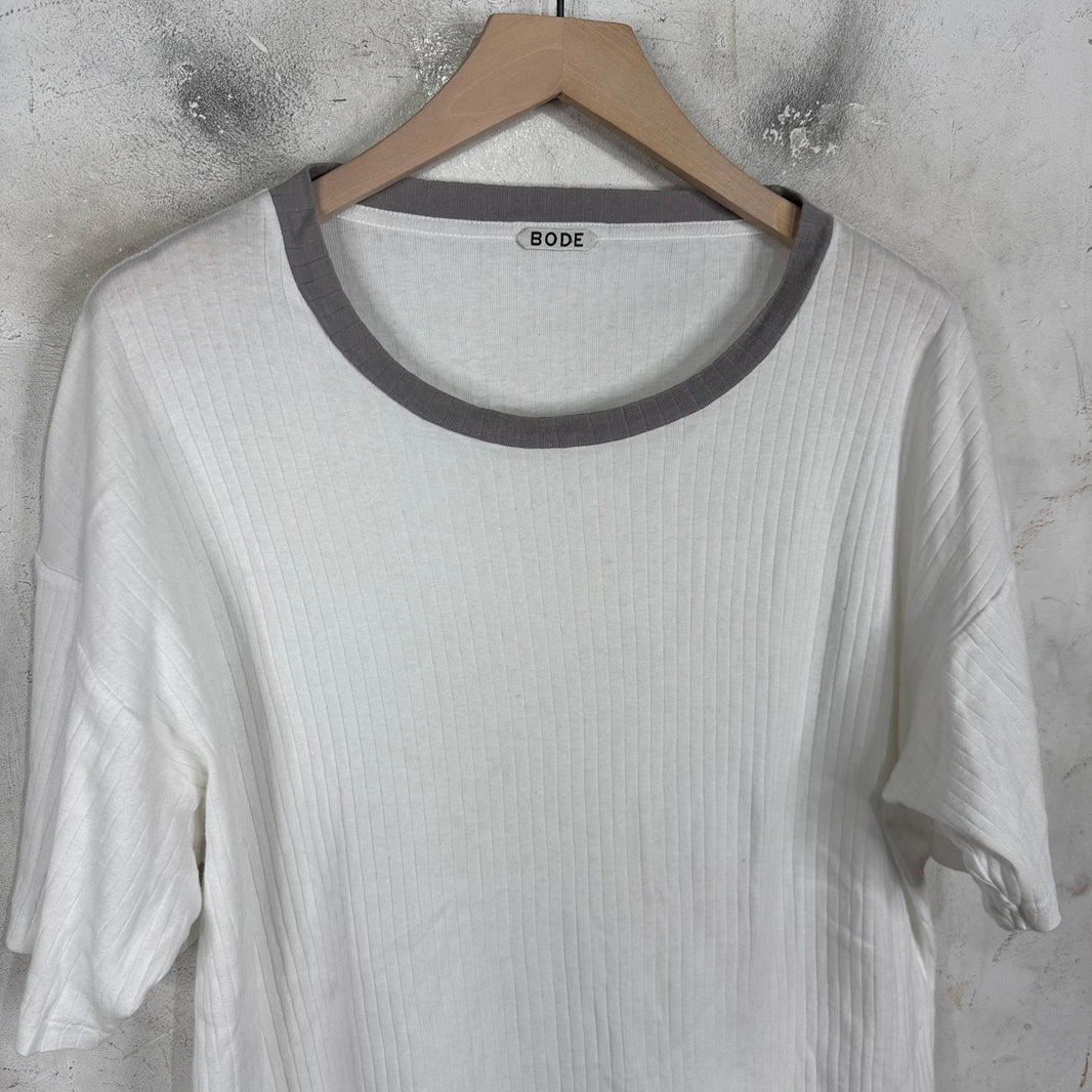Bode Ribbed Boxy T-Shirt