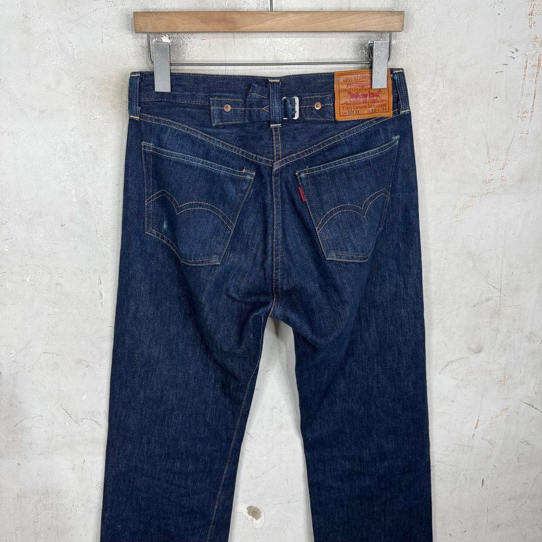 Levis Darkwash Selevedge 501 Jeans