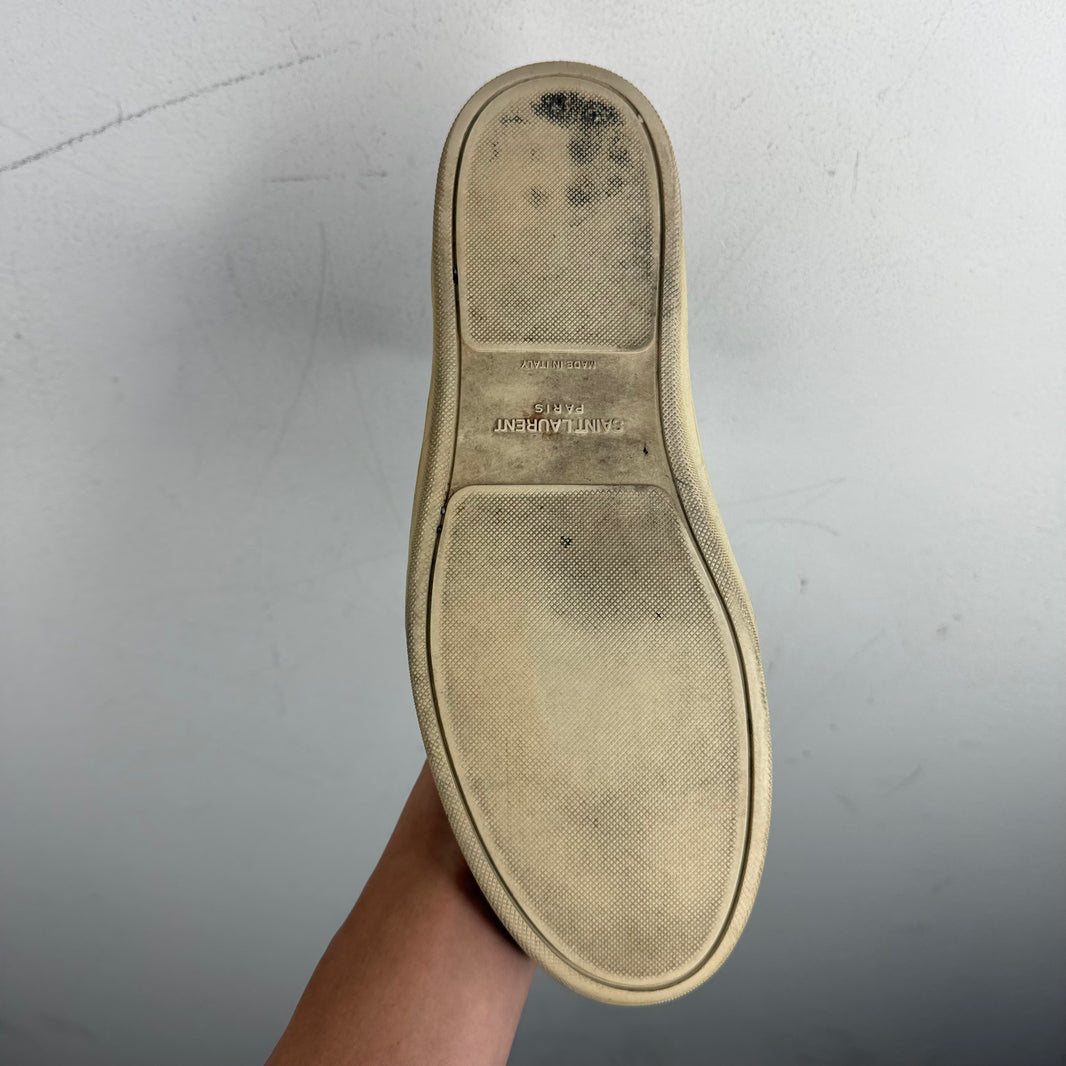 Saint Laurent Yellow/Black SL-10H Sneakers