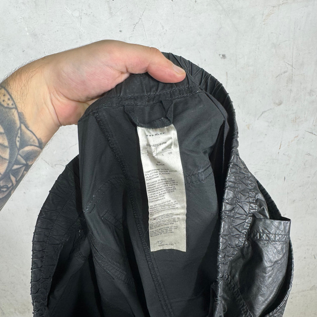 DRKSHDW Light Waxed Creatch Cargos