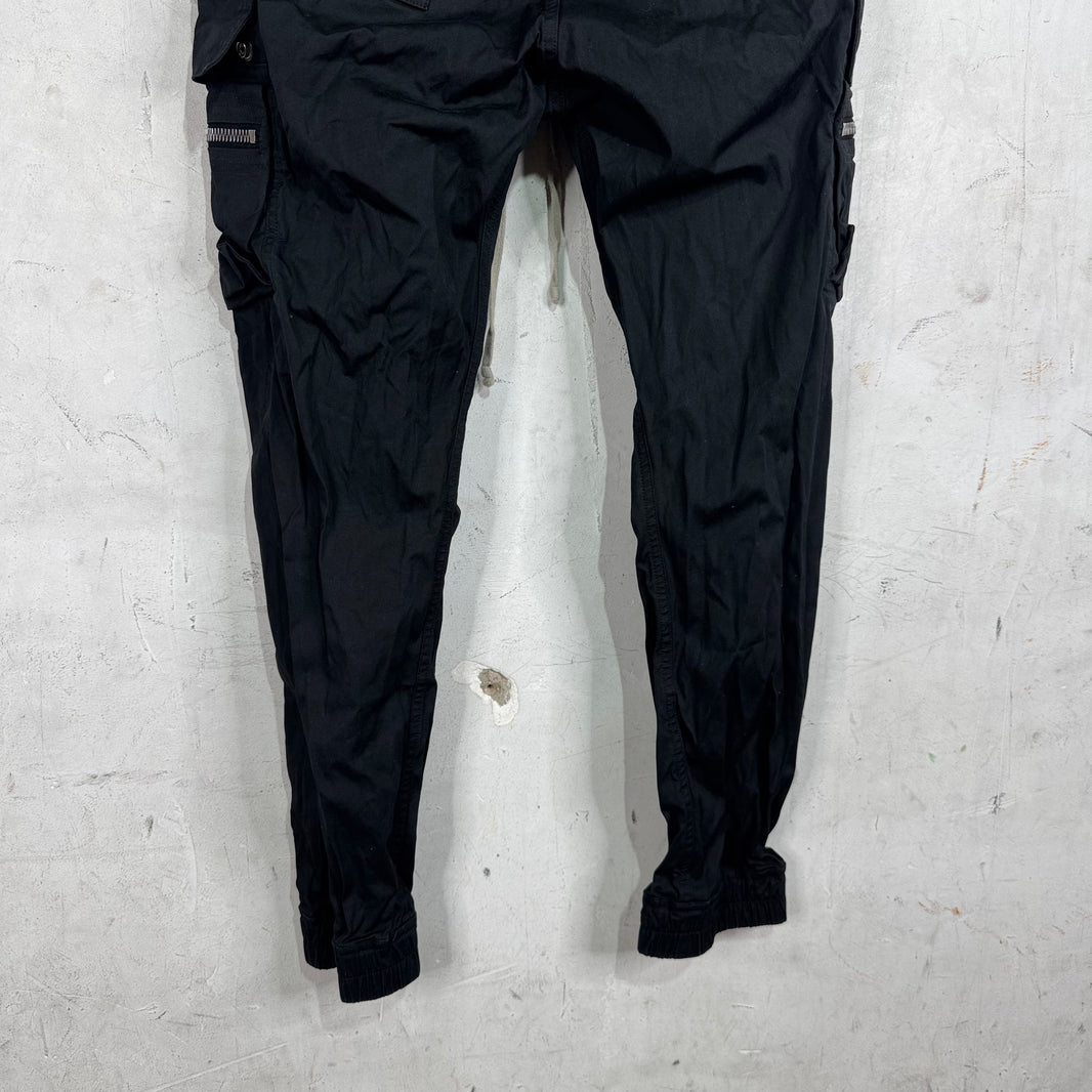 Rick Owens Canvas Zippered Jogger Pants