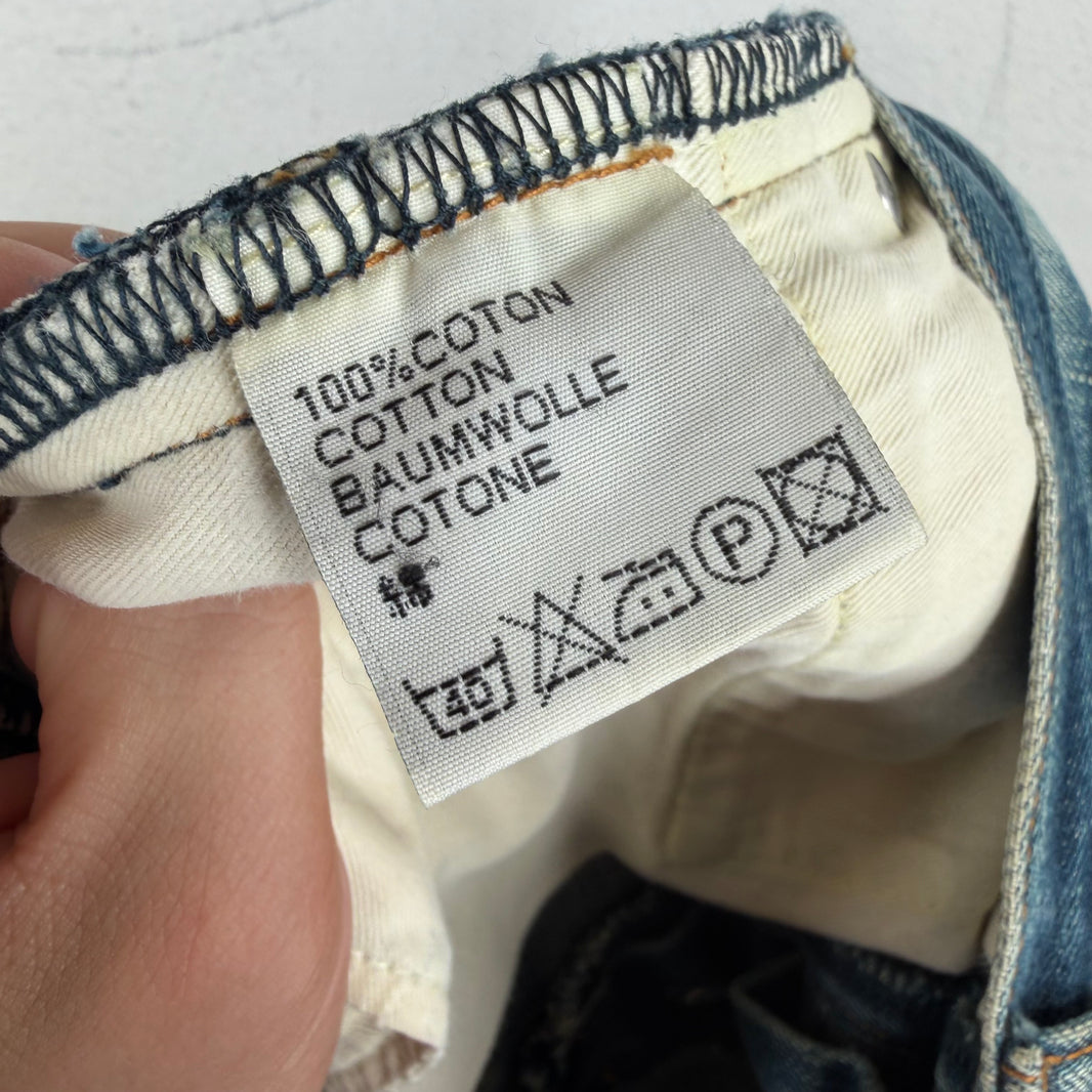 Dior Smoked Skinny Jean Shorts