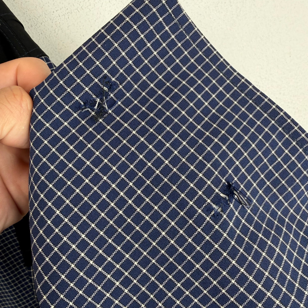Marni Blue Grid Cargo Zip Jacket