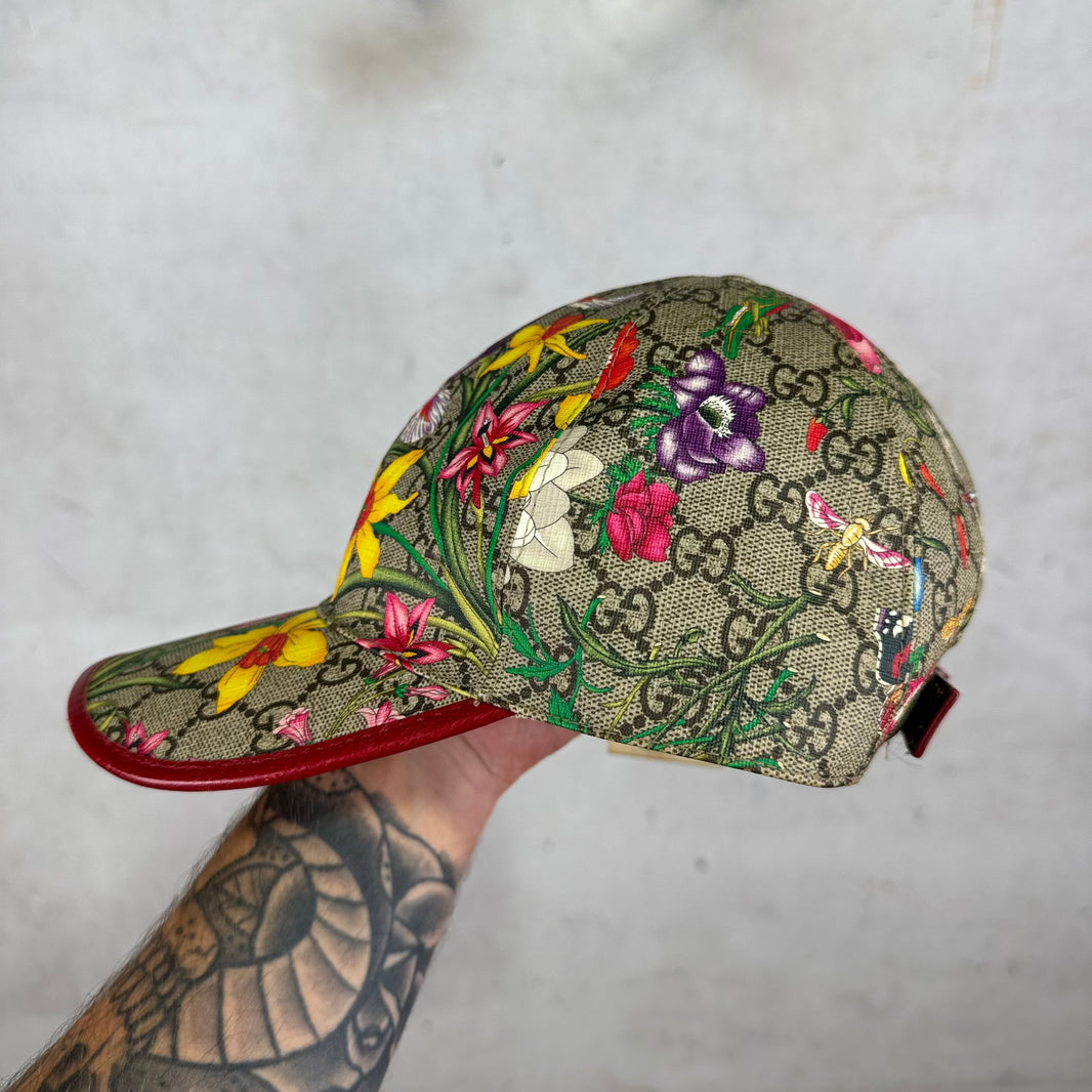 Gucci Floral Monogram Hat