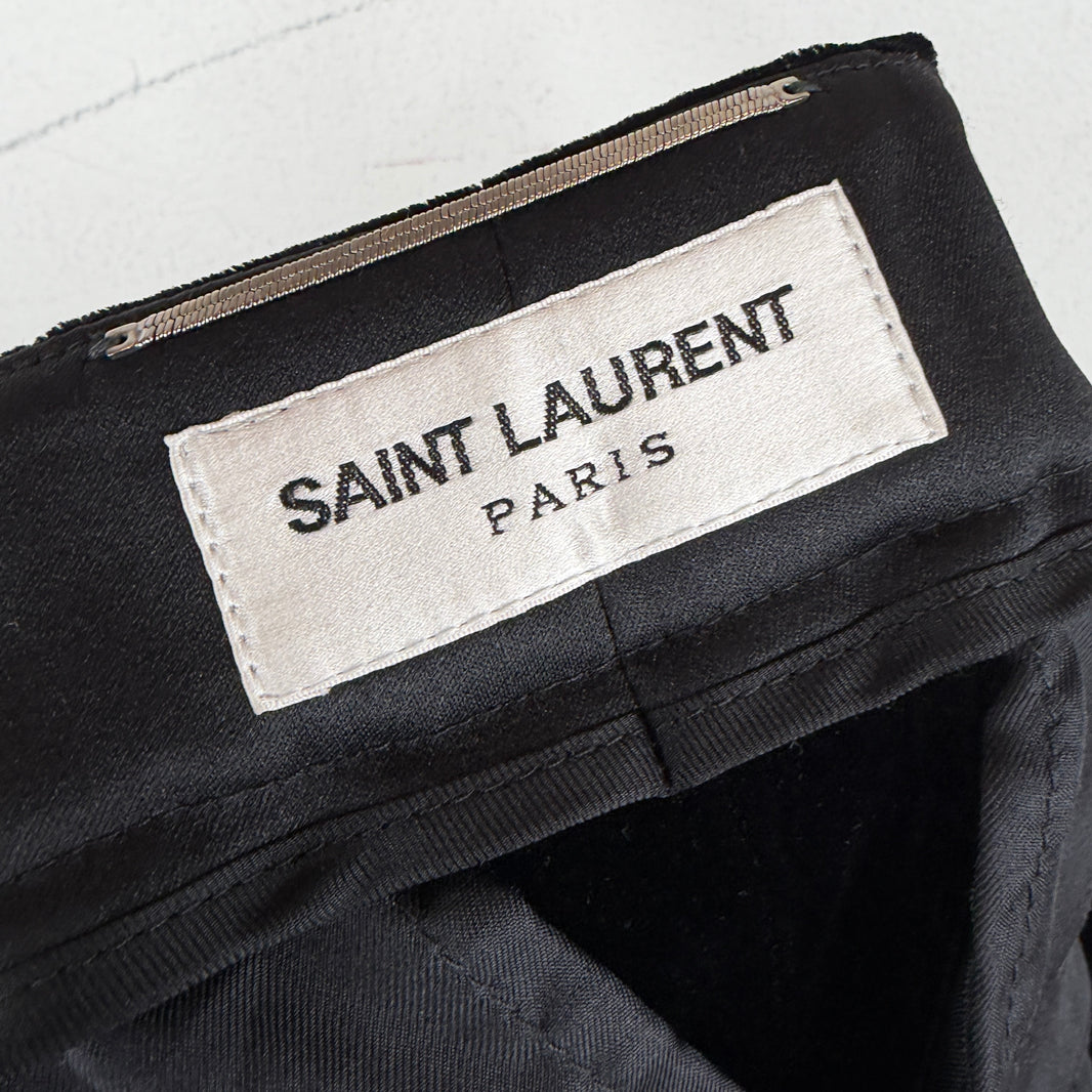 Saint Laurent Velvet Baggy Trousers