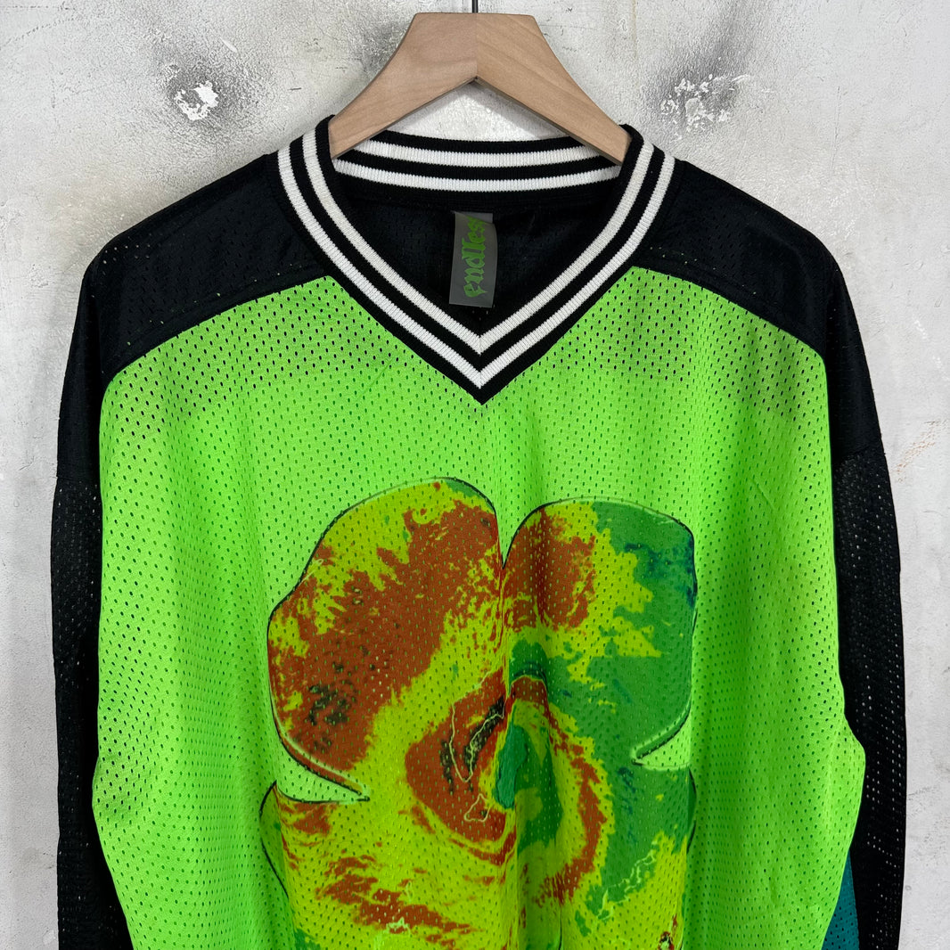 Endless Denim Mesh Hockey Jersey