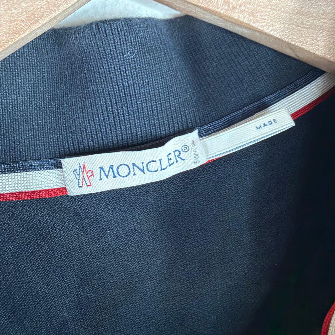 Moncler Black Logo Polo Shirt