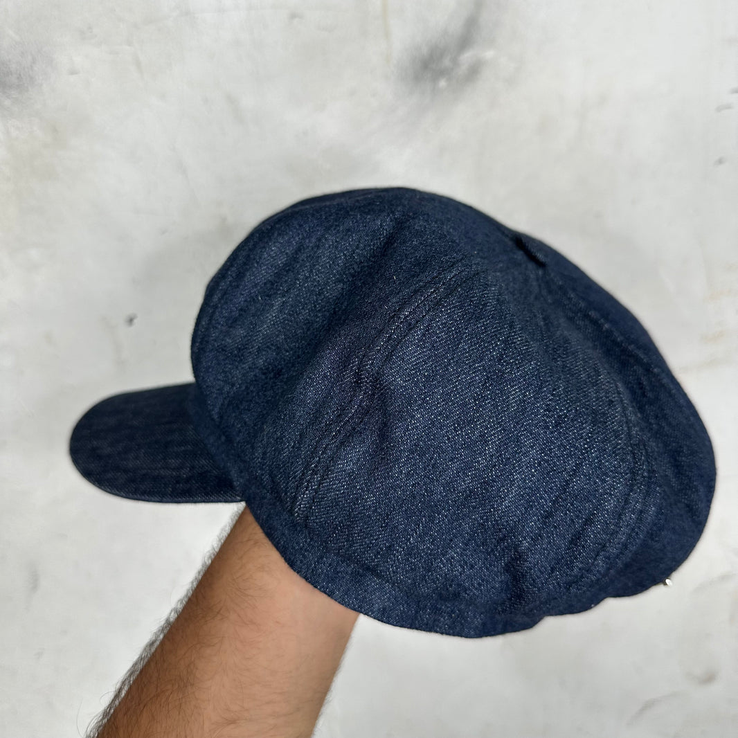 Prada Denim Newsboy Hat