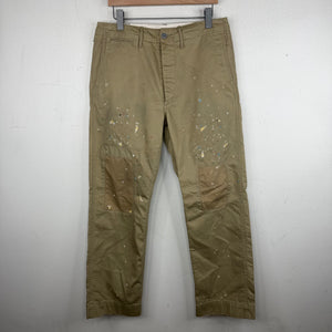 RRL Patchwork Paint Splatter Chino Pants