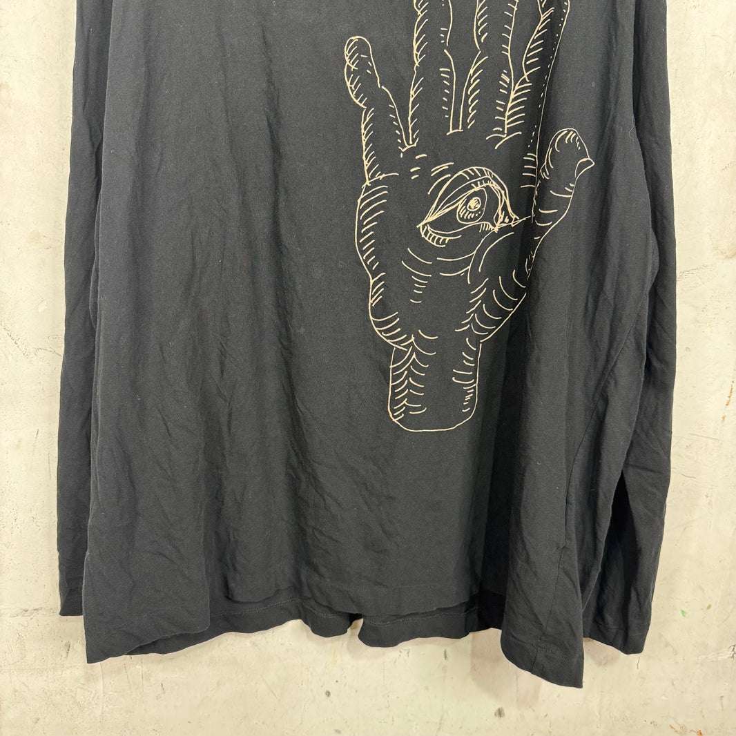 Yohji Yamamoto Eye Hand L/S T-Shirt