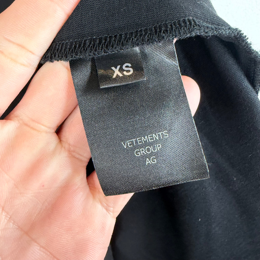 Vetements Metal Sleeve Logo LS Shirt
