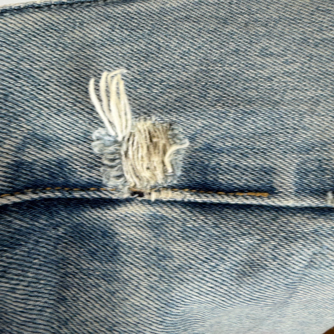 Better With Age Repaired Patched Jeans