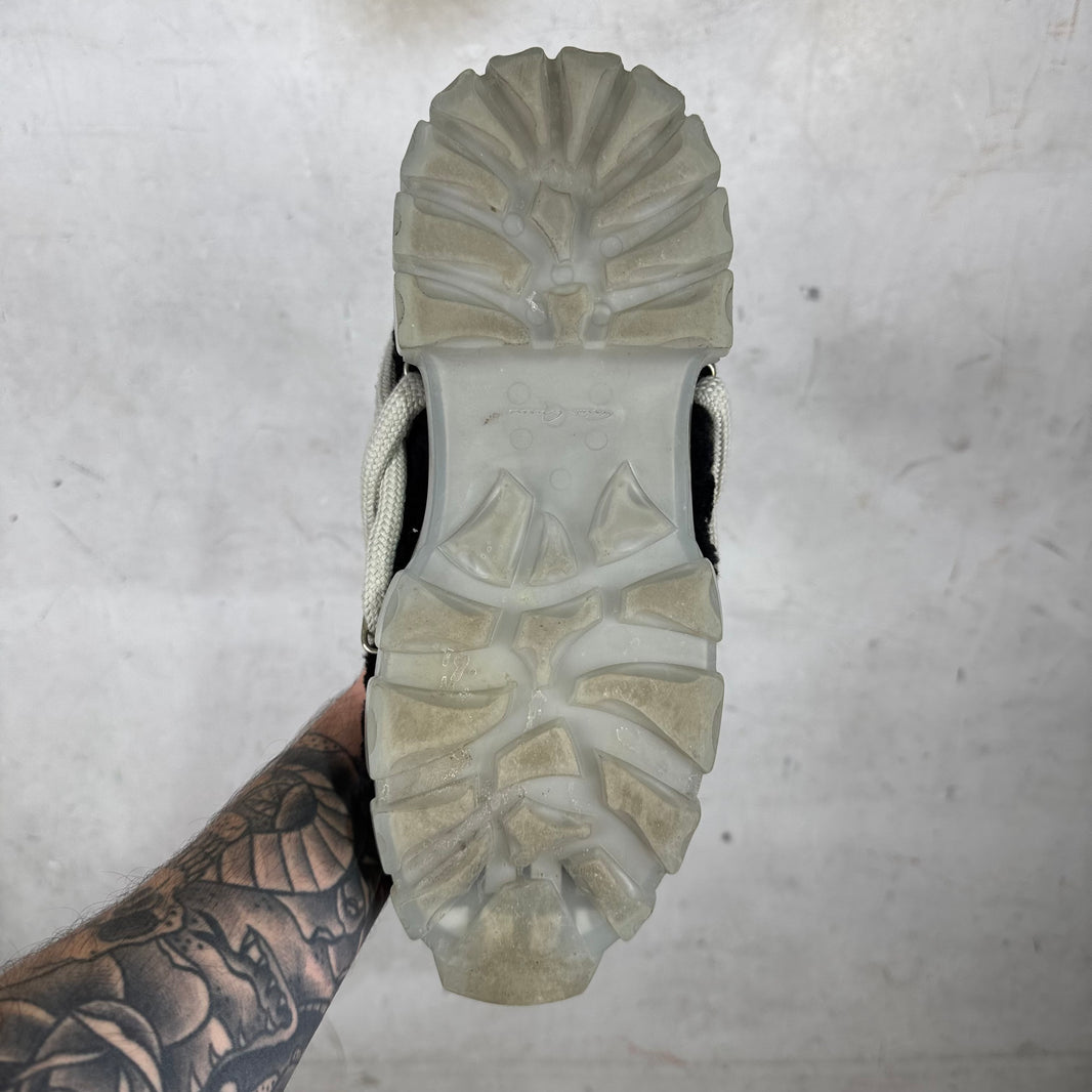 Rick Owens Lunar Megalace Shearling Tractor Boots