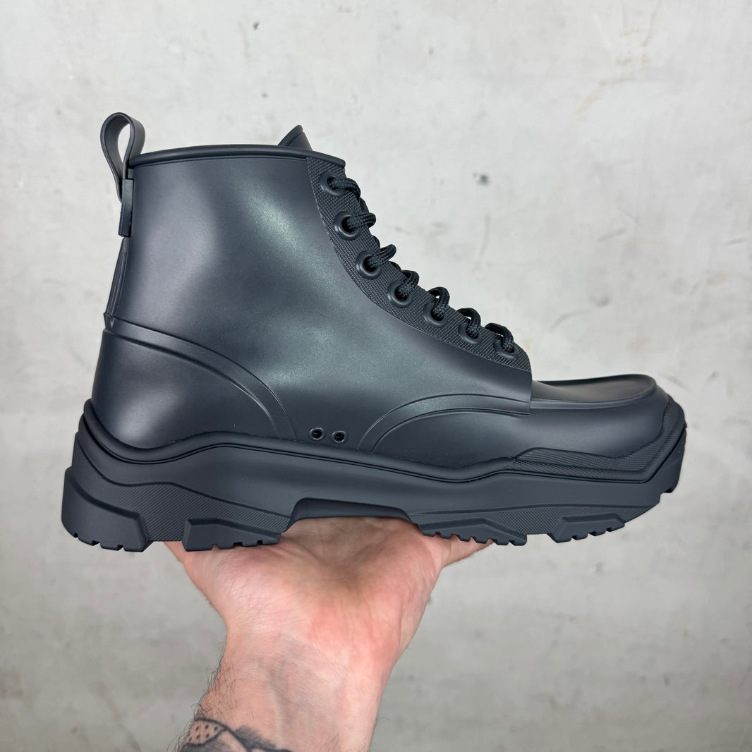 Dior Rubber Lace Up Boots