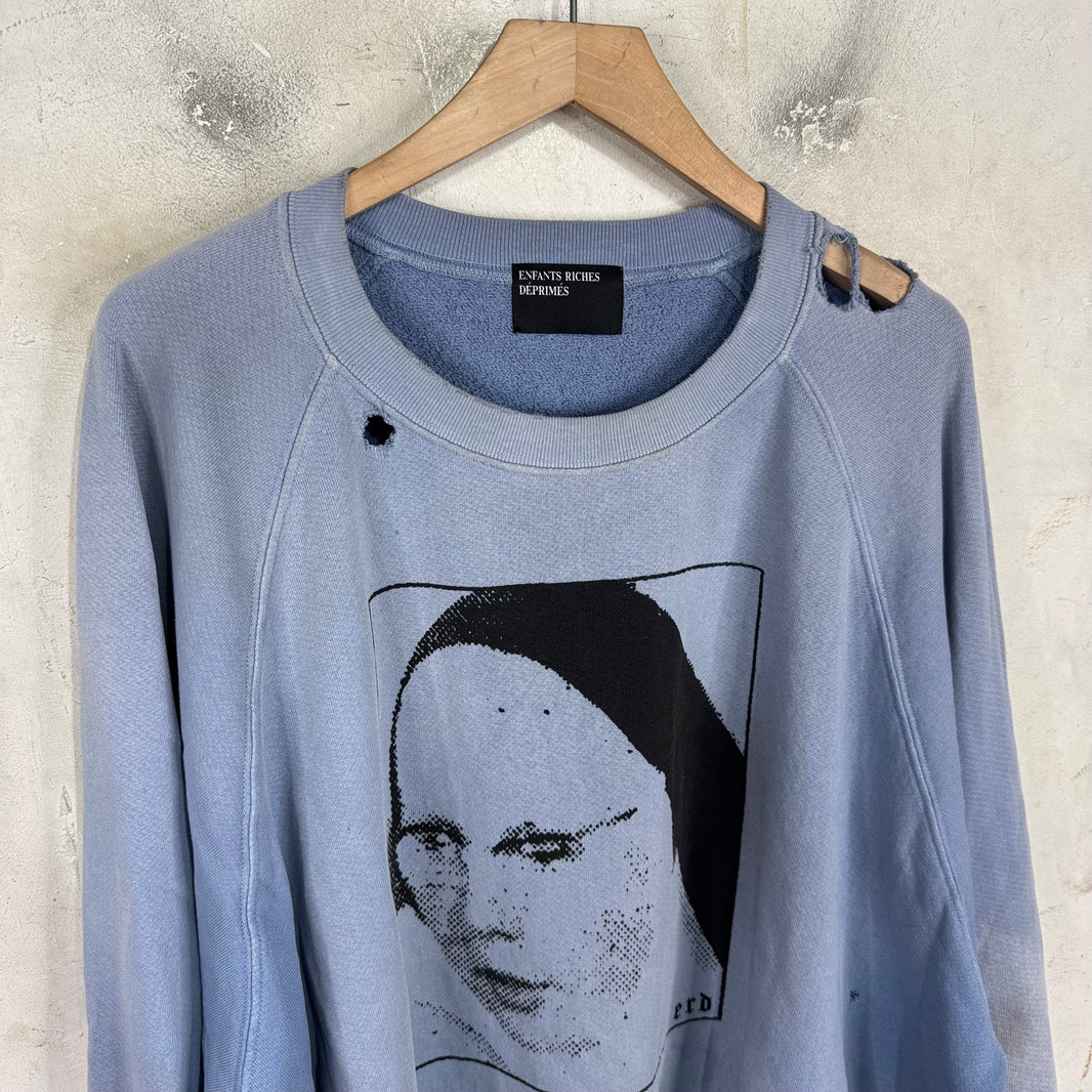 ERD Nun Distressed Crewneck
