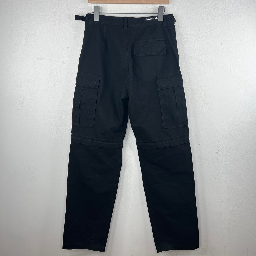 Balenciaga Straight Leg Convertible Cargo Pants