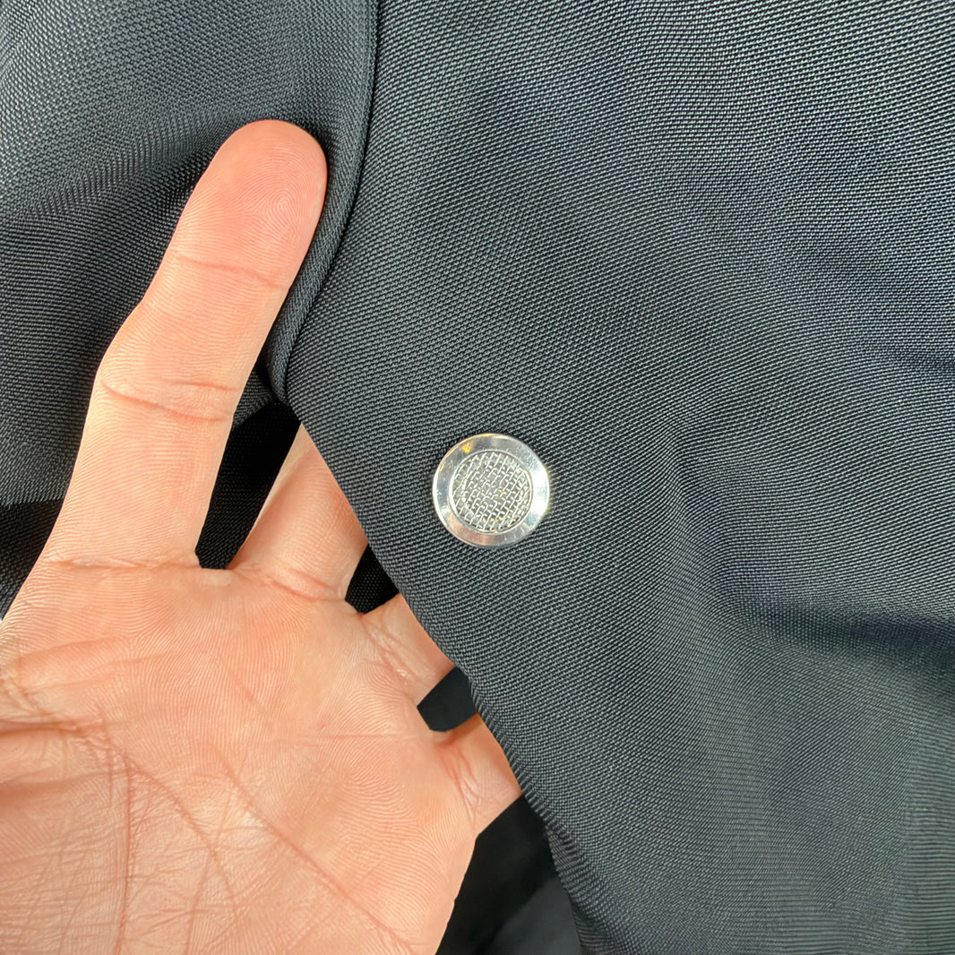 Our Legacy Black Shimmer Bomber Jacket