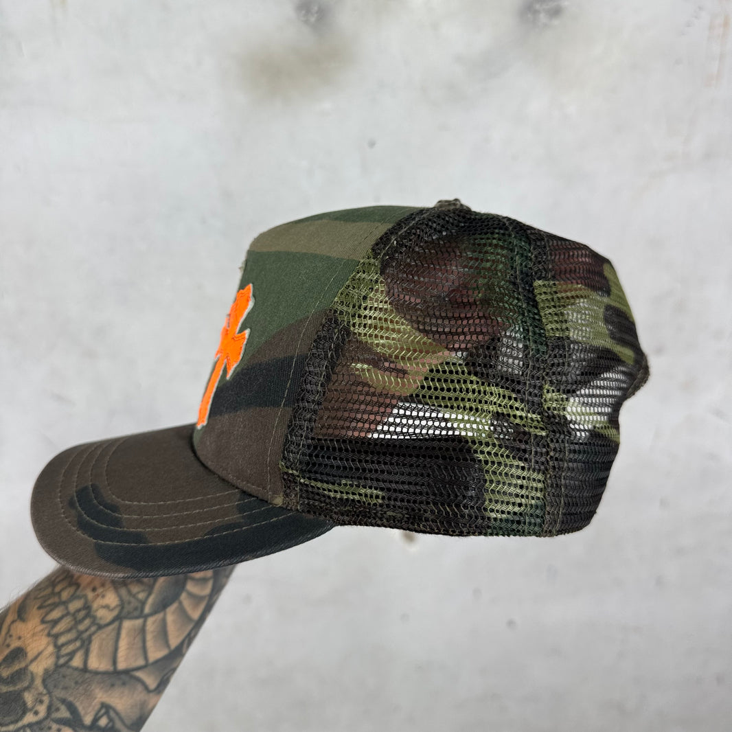 Chrome Hearts Triple Cross Camo Hat