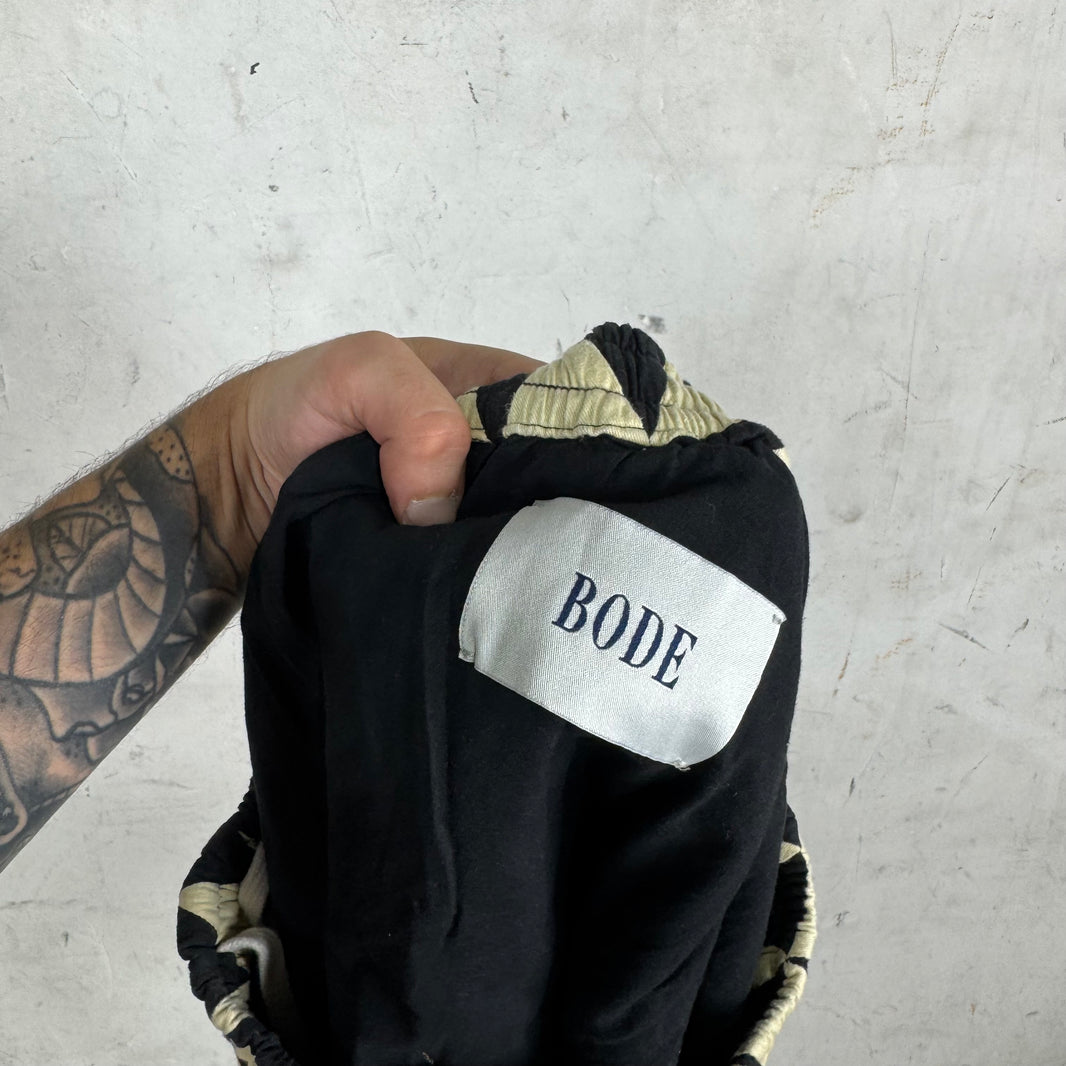Bode Quilted Patch Shorts