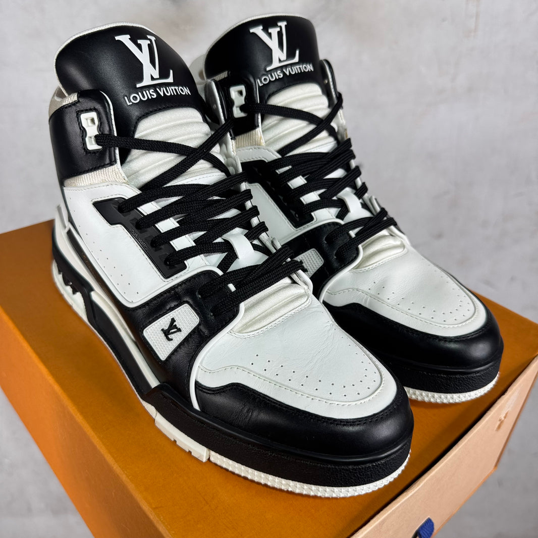 Louis Vuitton Black/White Mid Trainers