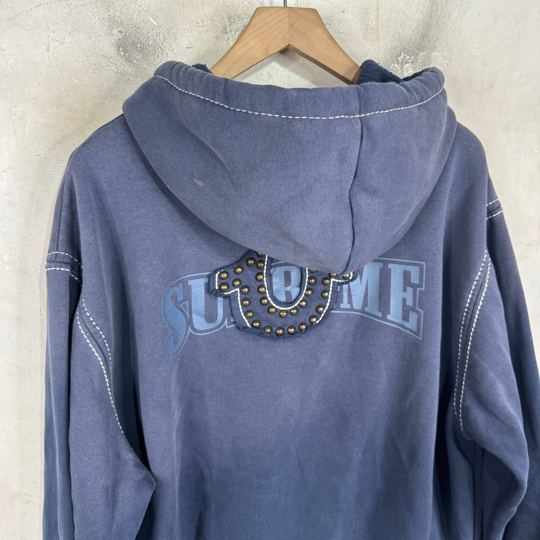 Supreme x True Religion Studded Zip Hoodie