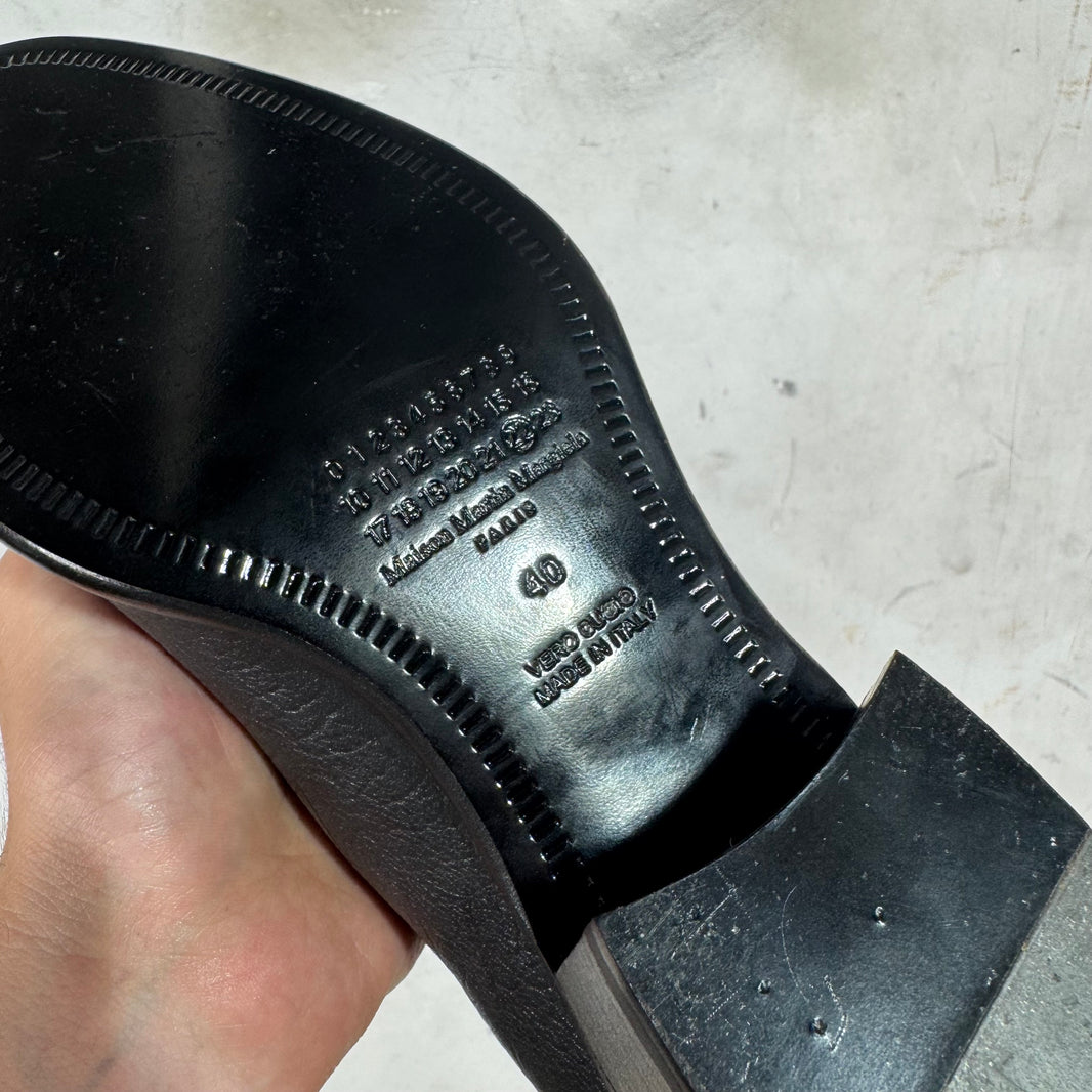 Margiela Leather Heeled Derbys