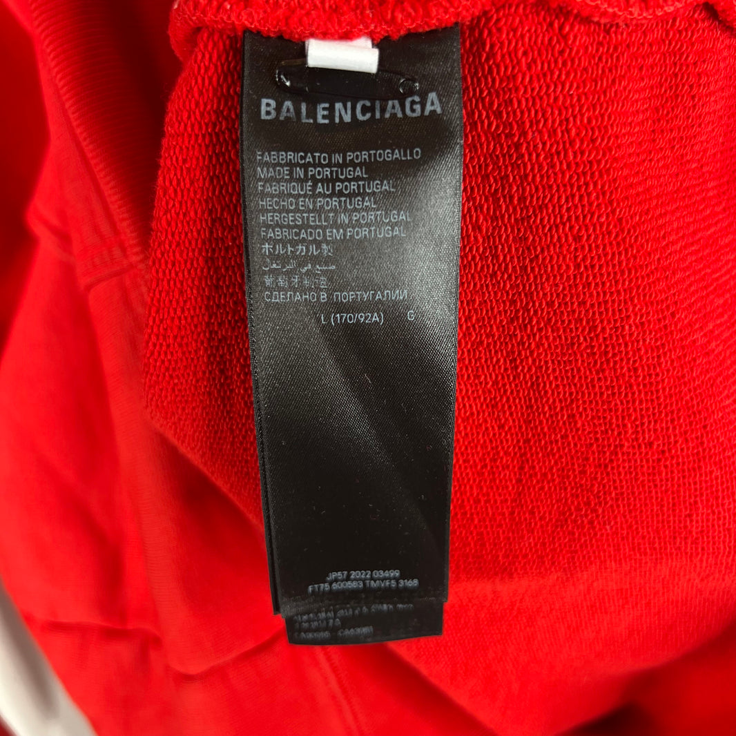 Balenciaga Embroidered Logo Hoodie