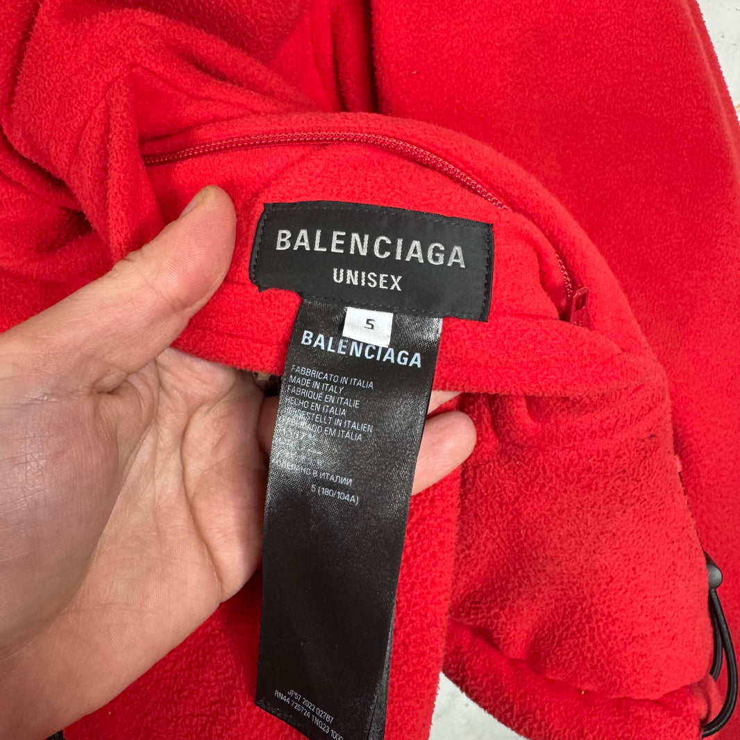 Balenciaga Reversible Puffer Fleece Jacket