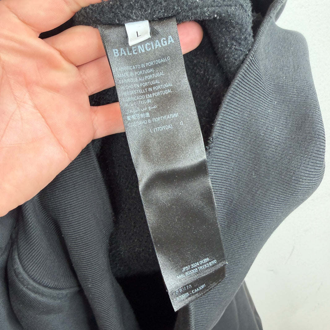 Balenciaga Cotton Hooded Bomber Jacket
