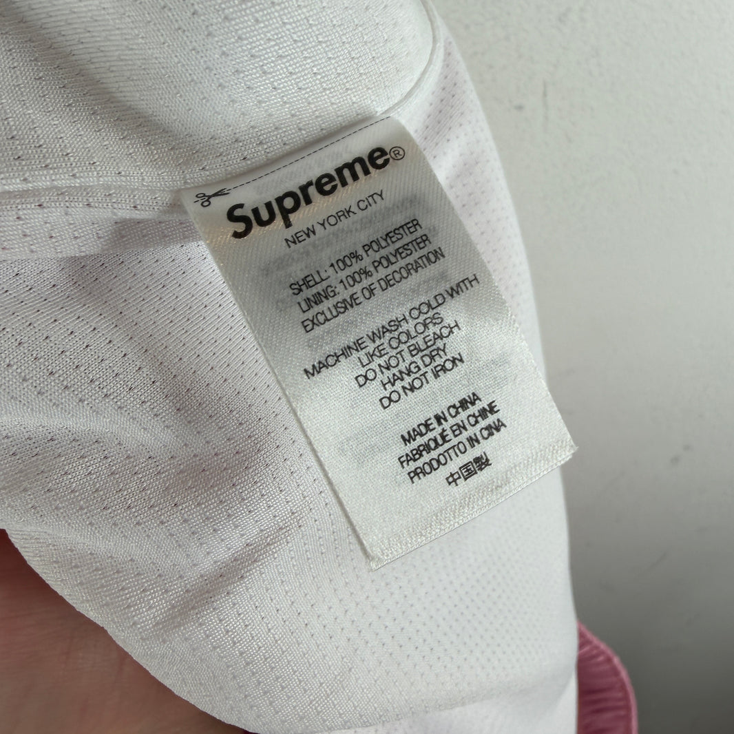Supreme Striped Pink Gradient Gym Shorts