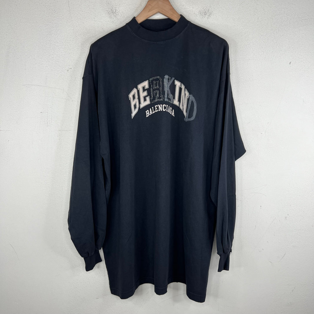 Balenciaga Be Kind Distressed LS Shirt