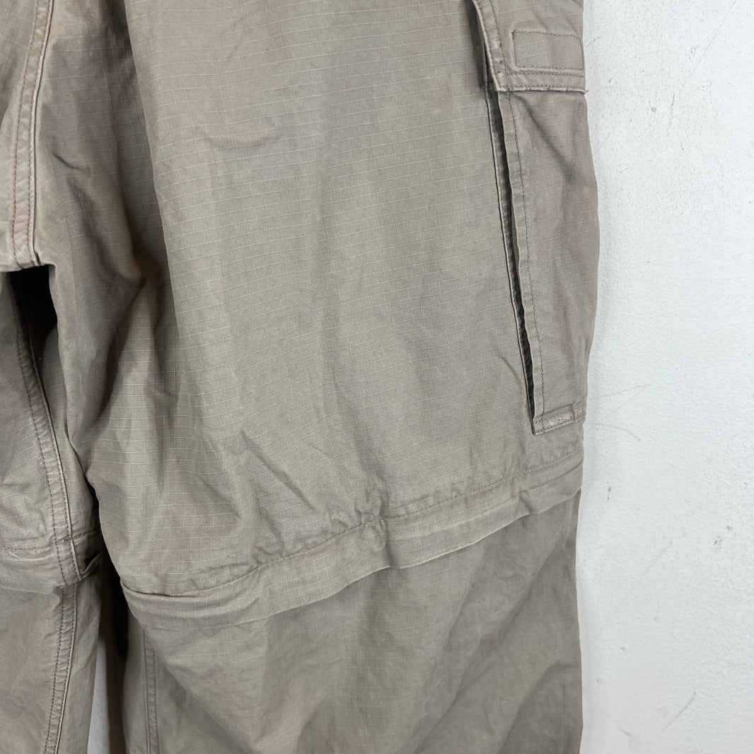 Balenciaga Brown Convertible Cargo Pants