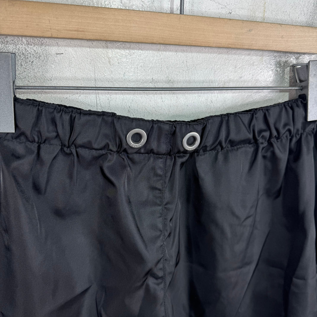 Prada Plaqued Re-Nylon Shorts
