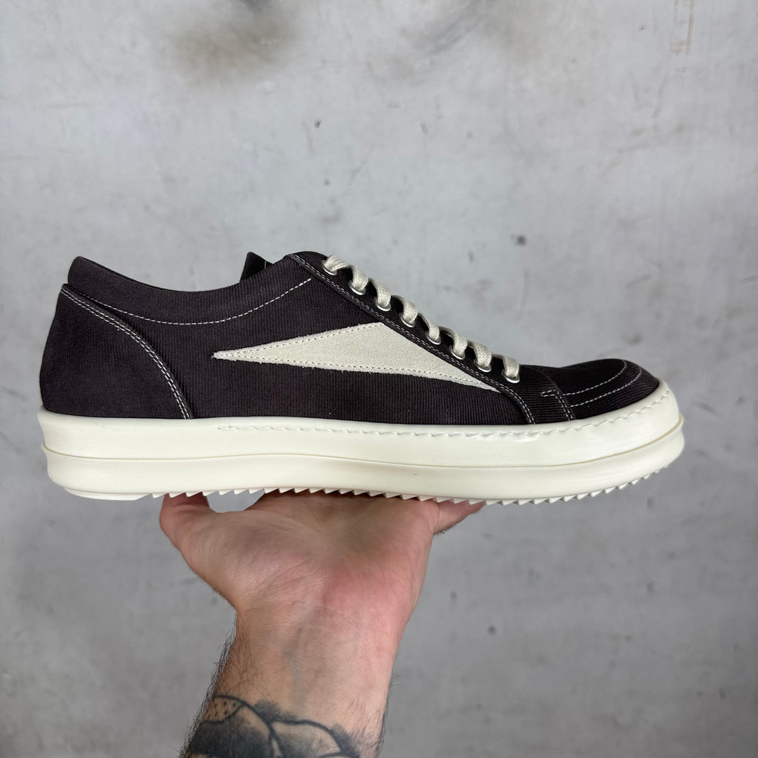 DRKSHDW Brown Canvas Vans