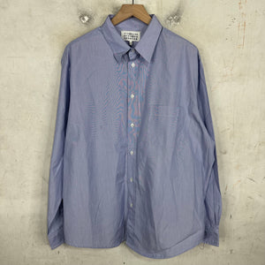 Margiela Light Blue Frayed Buttoned Shirt