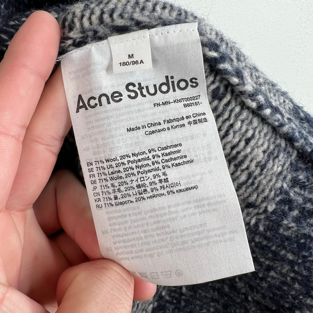 Acne Studios Navy Wool Sweater