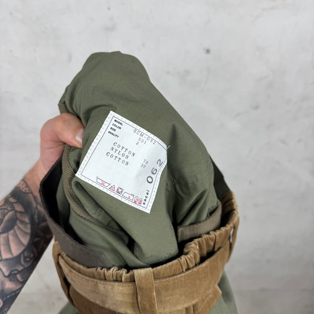 Sacai Velour Belted Capris