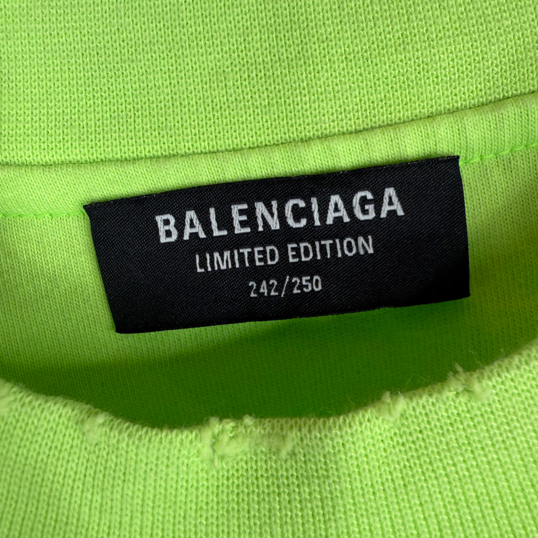 Balenciaga Green Acid Arab Longsleeve T-Shirt