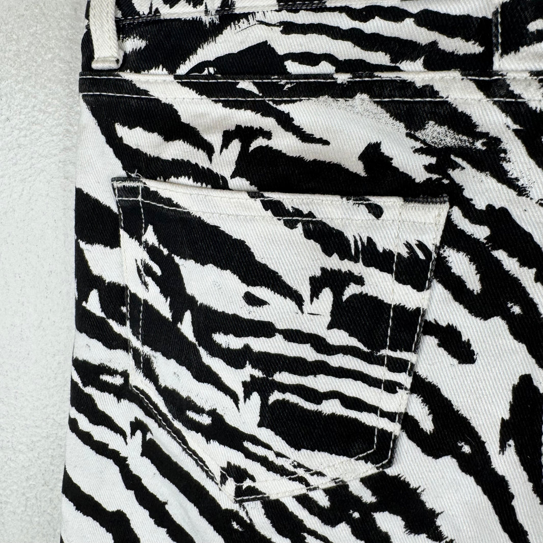 Saint Laurent D01 Zebra Jeans