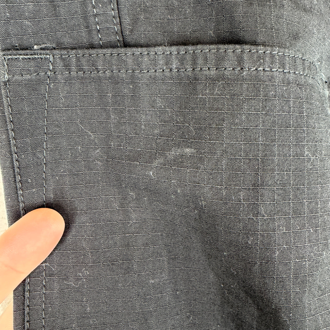 Junya Watanabe Black Ripstop Knee Patch Trousers