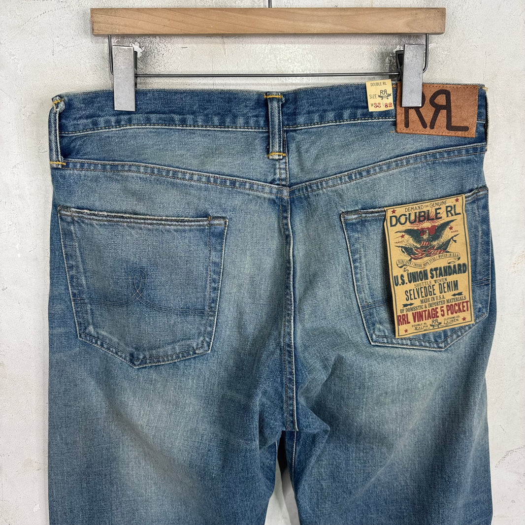 RRL Repaired Vintage 5 Pocket Jeans