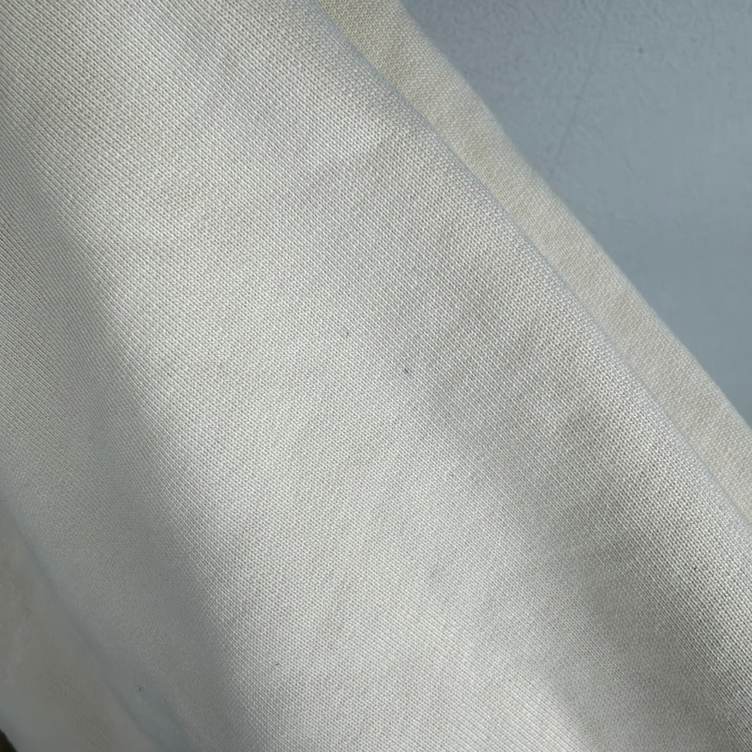 Balenciaga Cream Back Logo Zip-Up Hoodie