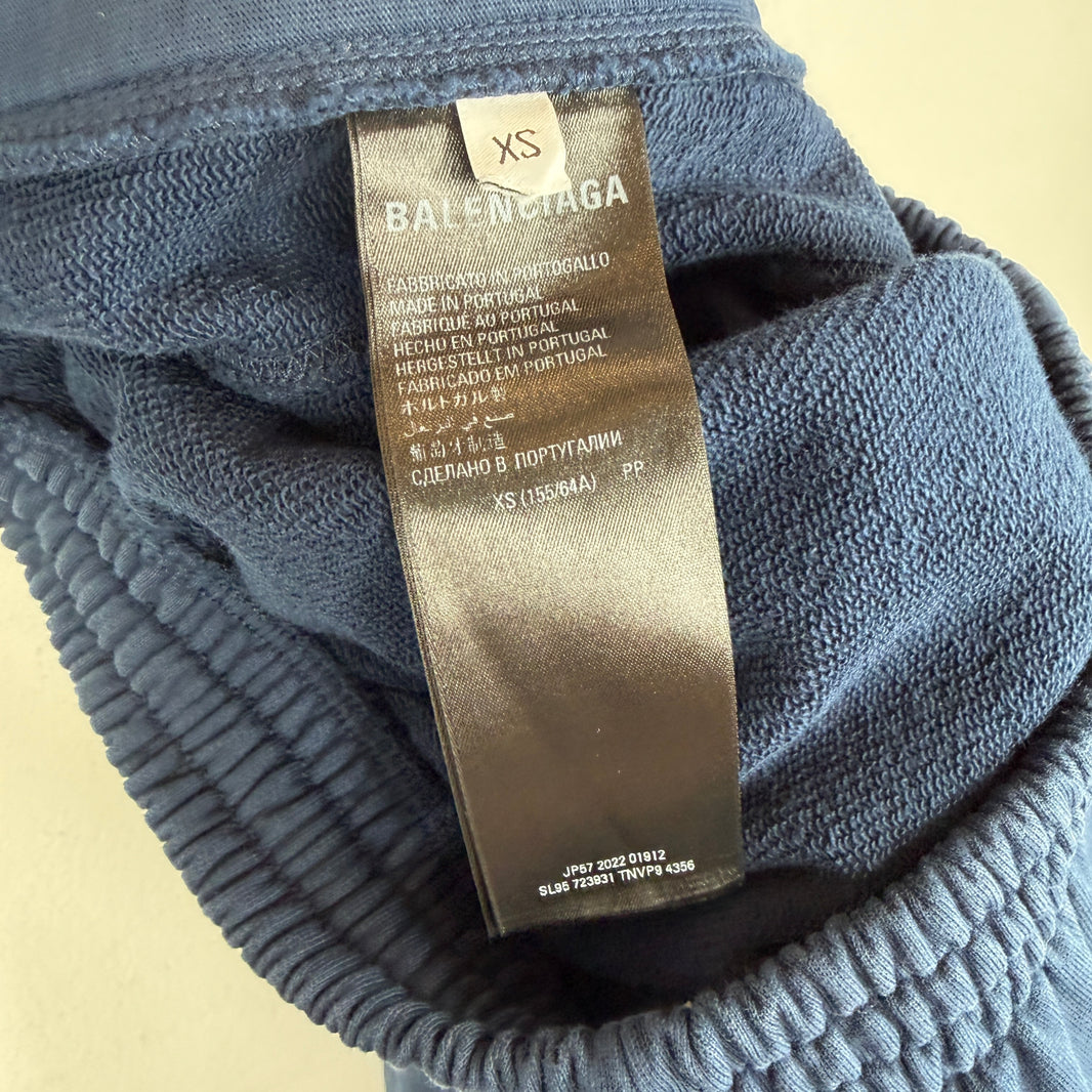 Balenciaga Adidas Navy Sweatpants