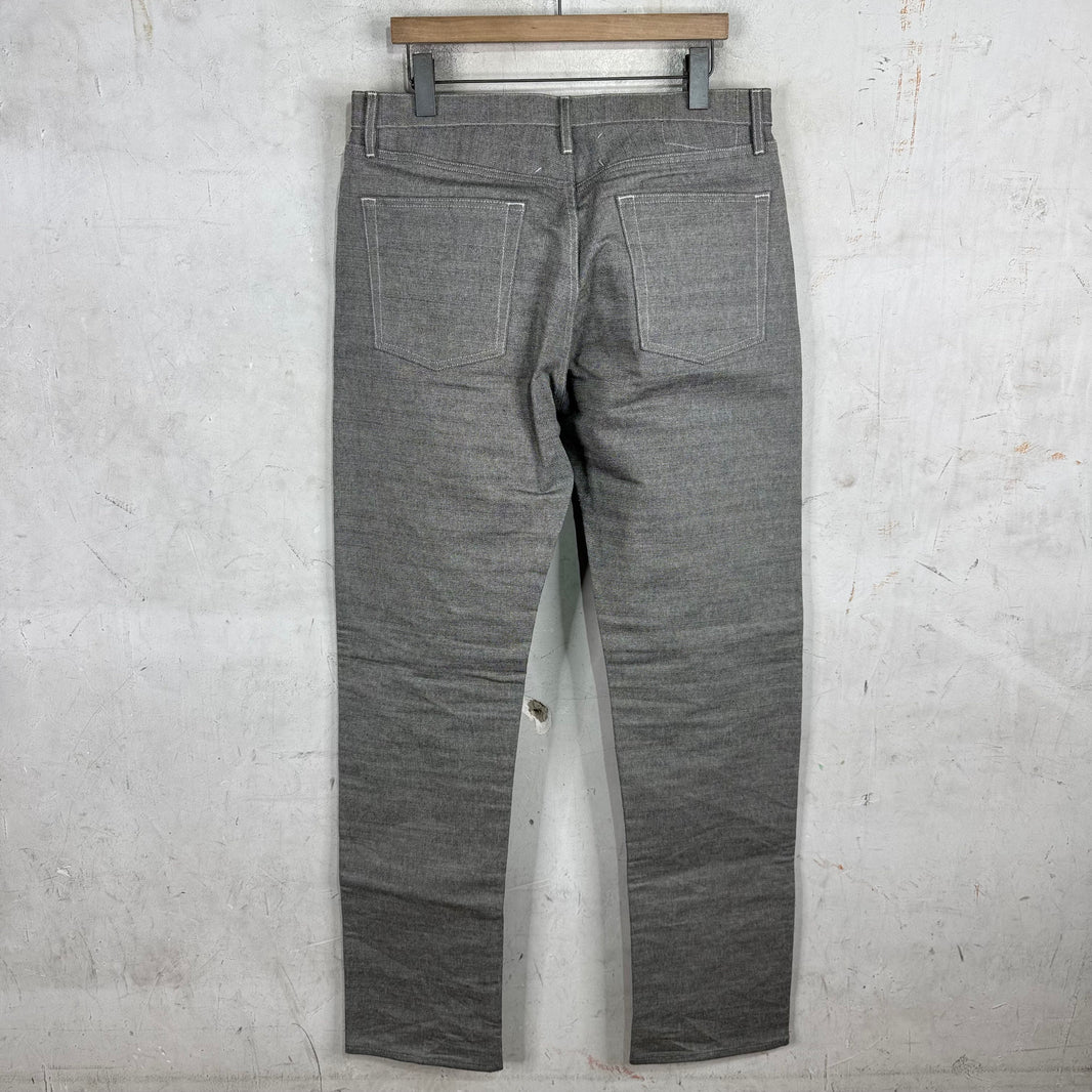 Margiela Reversed Denim Straight Leg Jeans