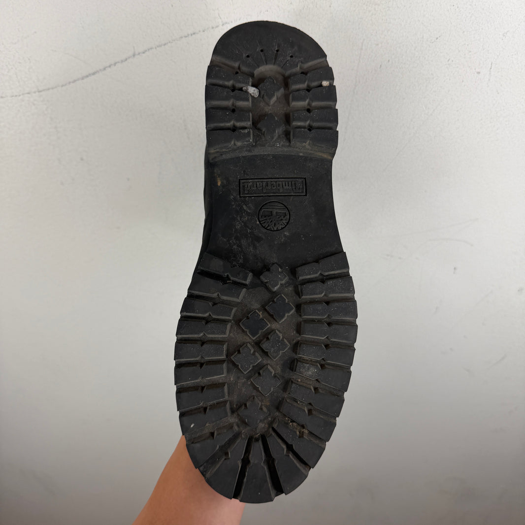 Supreme Timberland Black 6 Inch Diamond Plate Boots