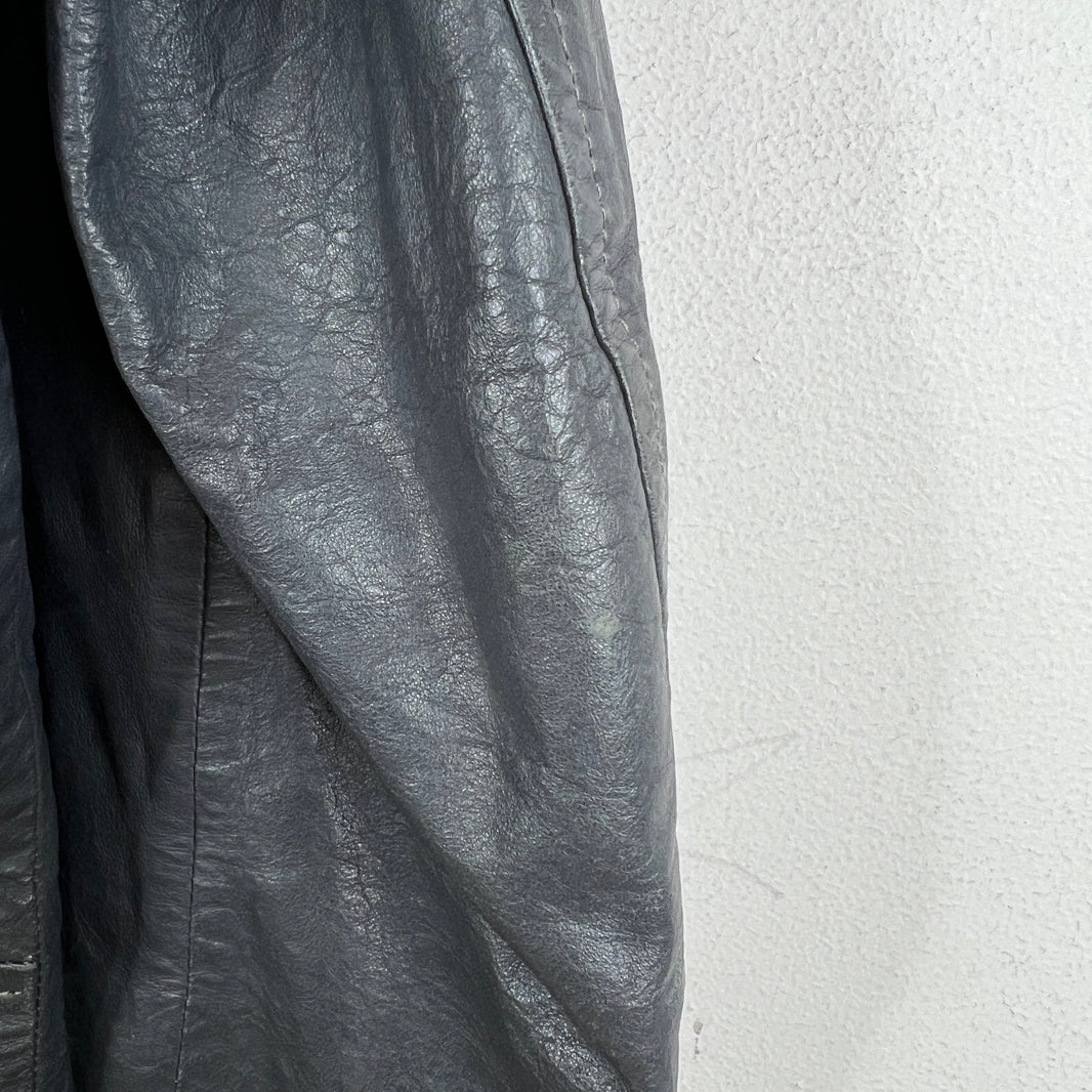 Margiela 5 Zip Leather Jacket